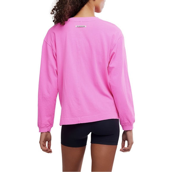 NEW Free People x FP Movement Hustle Layer in Pink - Picture 13 of 15